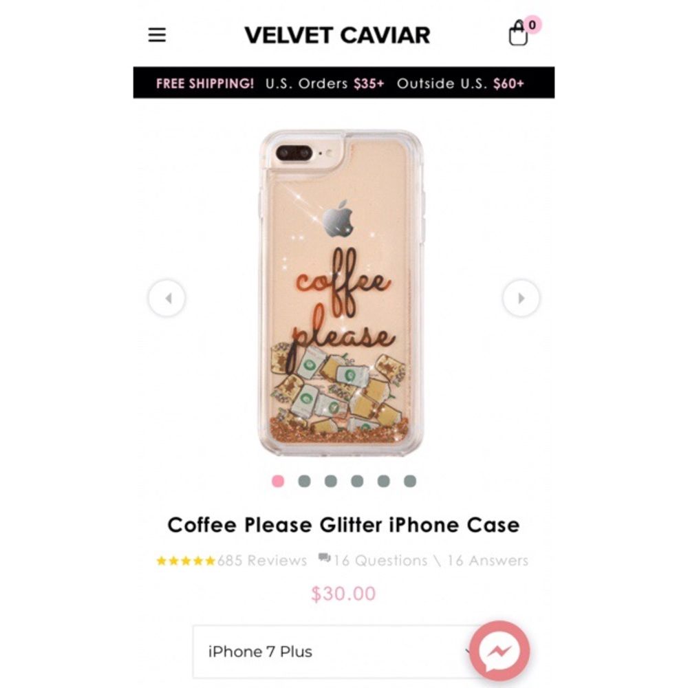 iPhone 7 Plus Case - Coffee Please